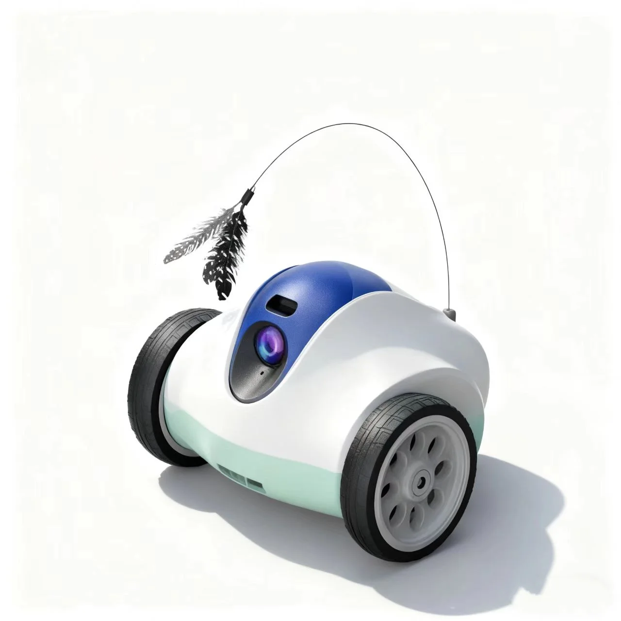 

Pet Monitor Rechargeable Automatic Modern Simple Companion Robot Exercise Toy Laser Toy for Cats Dogs Smart Wi-Fi Connected