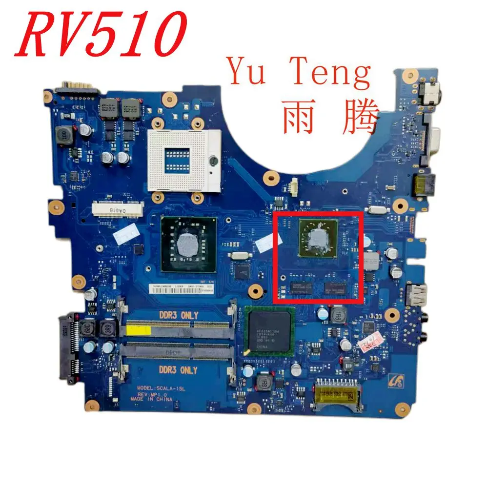 

For Samsung RV508 RV510 laptop BA92-06333A BA92-06333B BA41-01377A motherboard, motherboard test ok delivery