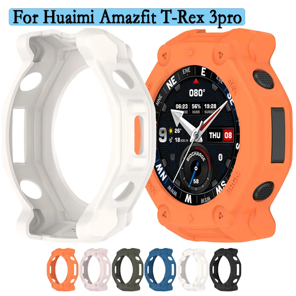 

Watch Case For Huami Amazfit T-Rex 3pro High Quality TPU Protective Cover With Pattern Durable Shell For Amazfit T-Rex 3pro