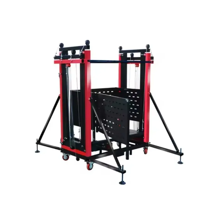 Heavy Duty Hydraulic Lifting Machine 500KG Load Capacity Industrial Scaffolding For Workshop Equipment