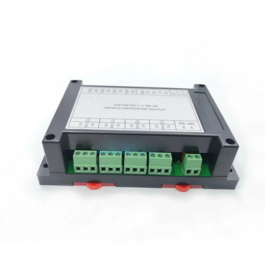 ModbusRTU Módulo Combinação Analógica, Quantidade Aquisição Switch, Entrada e Saída do Relé, 4AI4DI4DO