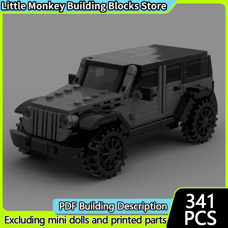 

Speed Racing Car Model MOC Building Bricks Hardcore Off-Road Vehicle Modular Technology Children Holiday Gifts Assemble Toy Suit