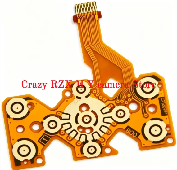Button Board Flex Cable Function Button Dial with Double Sided Tape for Nikon S620 Camera
