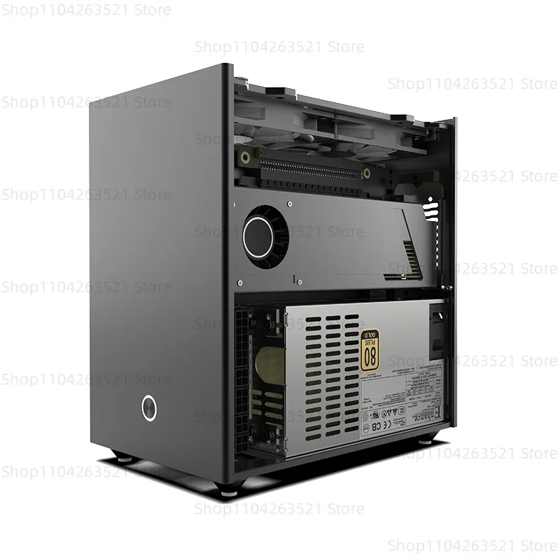 A24-V6 1.0 Dual-slot Semi-high Single Display 1u Power Supply Itx Chassis 5.38 Liters