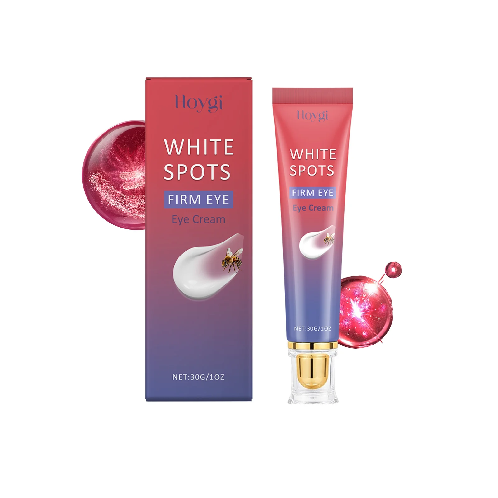 Eye Cream for White Spots & Dark Circles - Iloygi Firming Eye Treatment, Anti-Aging, Brightening, 30g