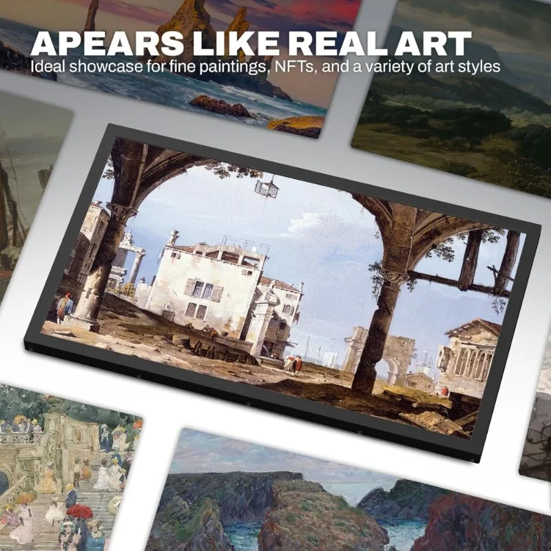 Cornice digitale grande da 21,5 pollici Touchscreen WiFi Display FHD IPS 32 GB Telecomando Montaggio a parete App Condivisione e-mail USB