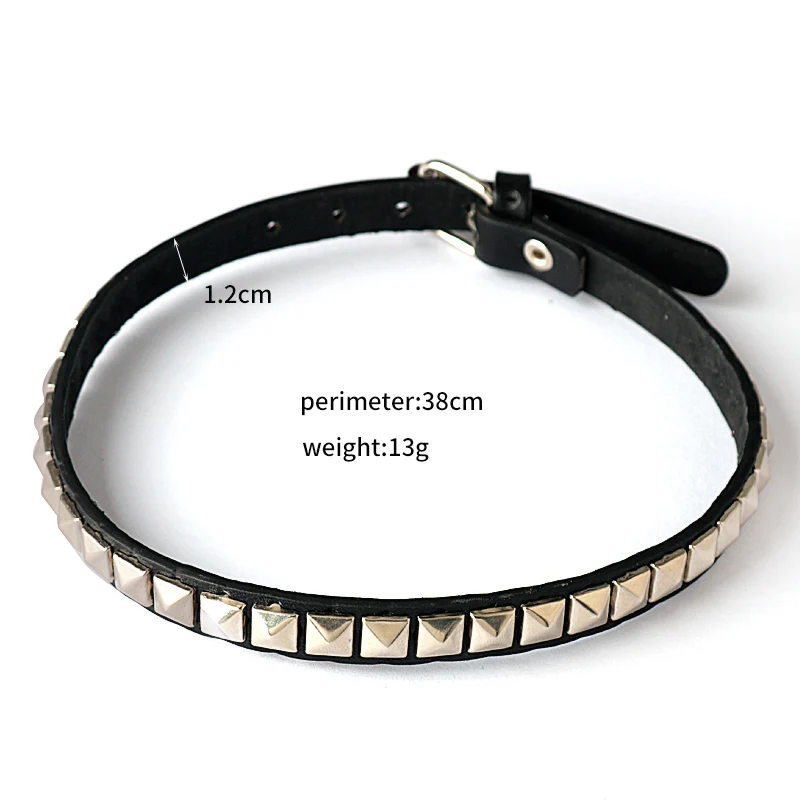 Anime Death Note Necklace Misa Amane Leather Choker Necklaces For Men Women Hip Hop Punk Rivet Collar Cosplay Jewelry Gifts image 2