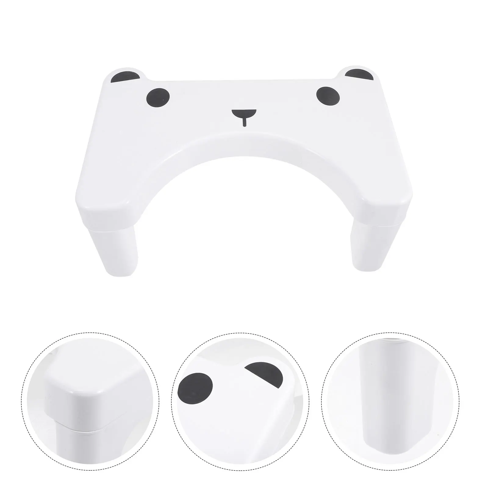 

Durable Thickened Toilet Step Stool Non-Slip Bathroom Footstool for Kids and Adults Foldable Potty Stool Home Use