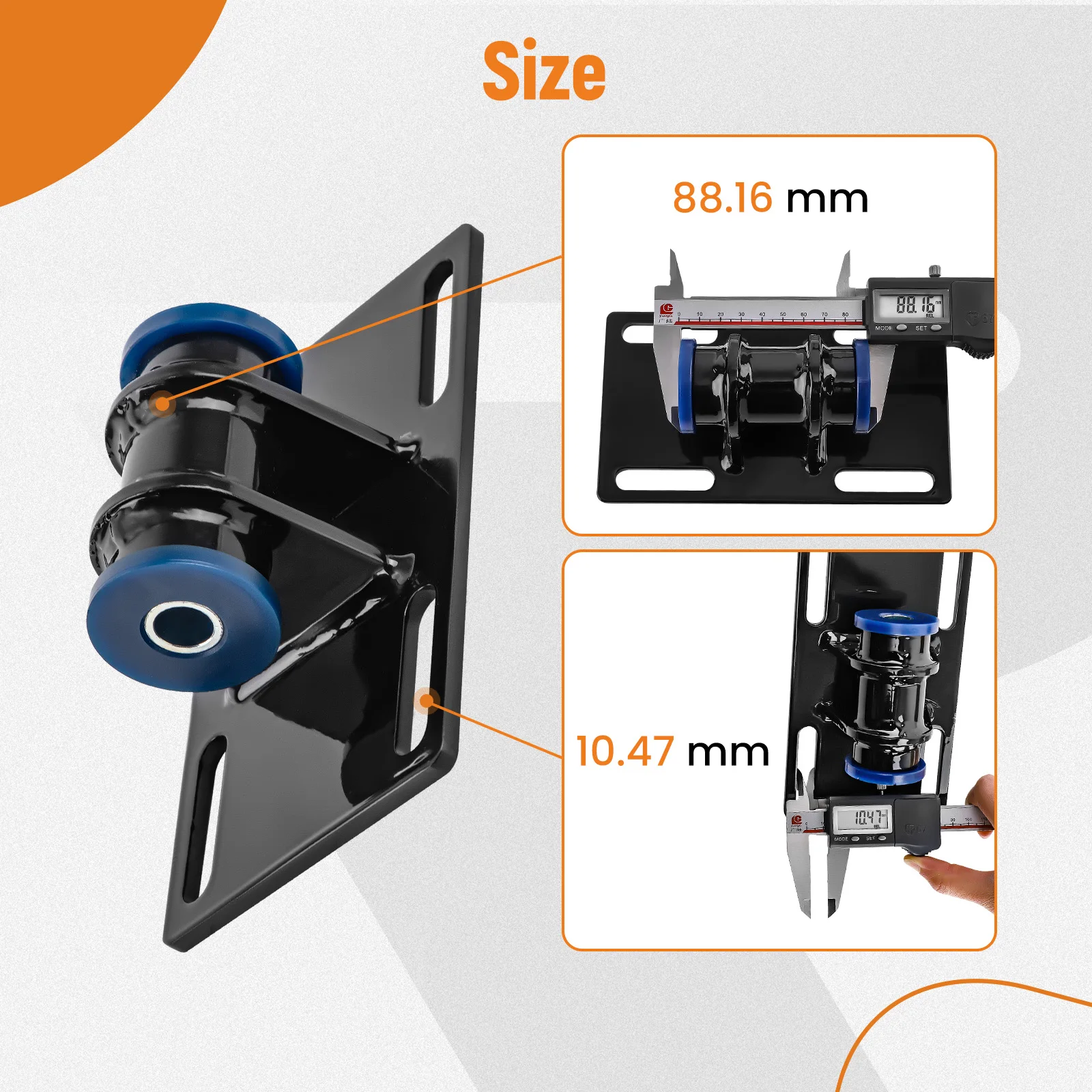 Universal LS Swap Mounts Adj Weldable Cut To for LS 5.3L Engine Adapters Plates