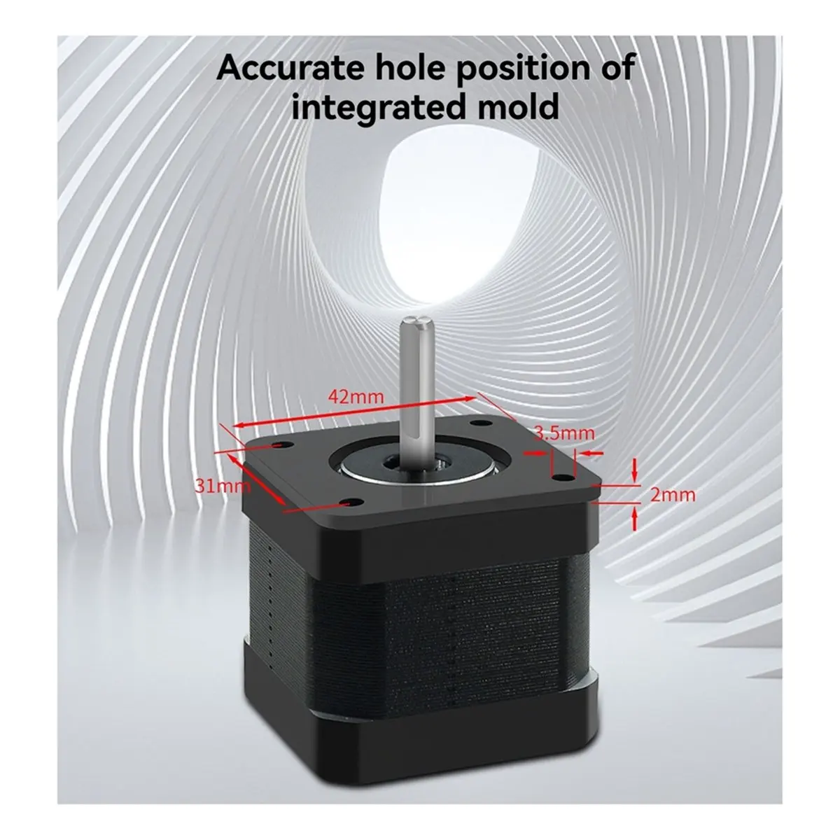 

BOFF Stepper Motor Damper Kit-Silicone Shock Absorbers for 42 Motor, CNC Machine Parts,Noise Reduction,Vibration Isolation B