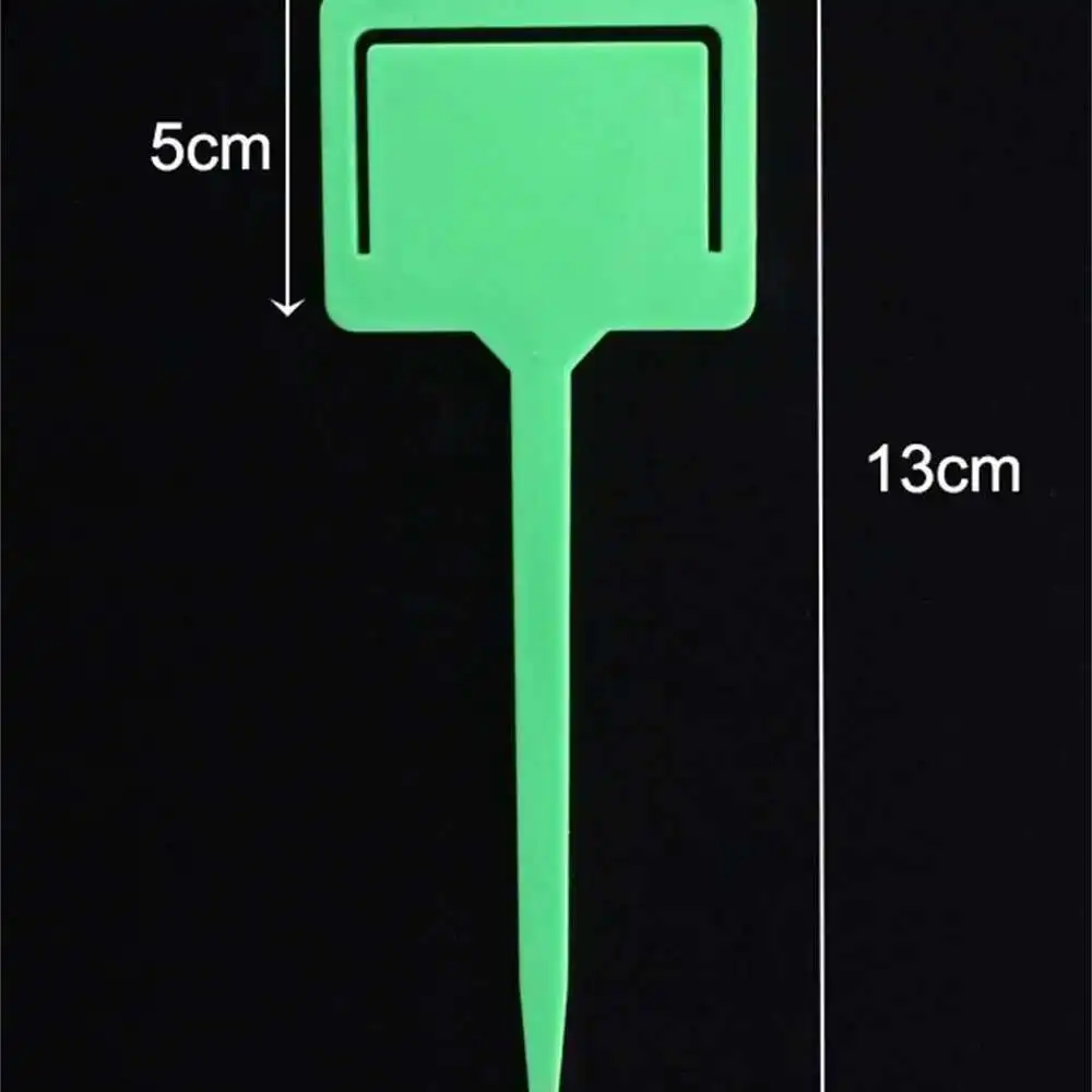 Vegetable Price Display Plant Sign Plant Tag Black Plant Labels Plastic Tag Writing Sign Board
