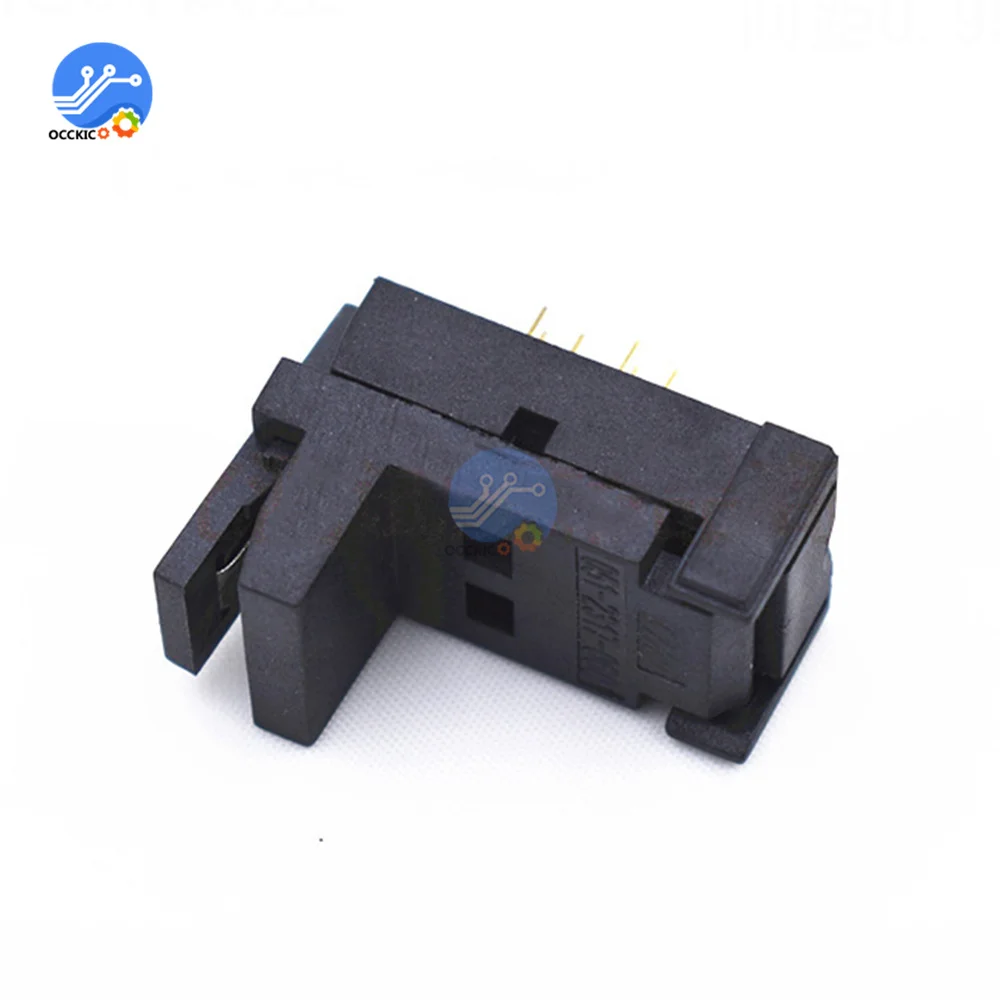 SOT23-3-6L-1.7 IC โปรแกรมเมอร์อะแดปเตอร์ชิปซ็อกเก็ตทดสอบการเผาไหม้ที่นั่งติดตั้งพลาสติกกว้าง1.7มม.