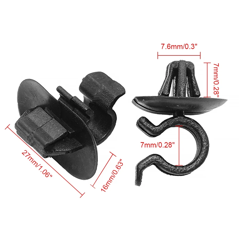 2pcs Hood Bonnet Stay Prop Fastener Clips Retainer Holder 792834 For Citroen C2 C3 C4 C5 AX Berlingo B9 Saxo Eurovans Evasion