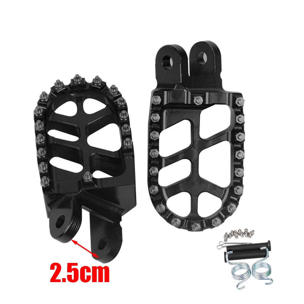 Motorcycle Footrest Footpegs Foot Pegs Rest Pedal Parts For HONDA Africa Twin XRV 650 XRV 750 XRV650 XRV750 Bike Accessories