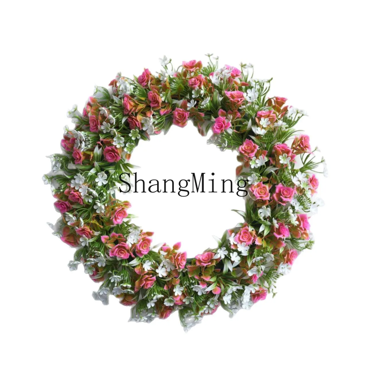 

DSA simulation cherry blossom ring wedding decoration door ring spring wreath holiday home decoration home decoration