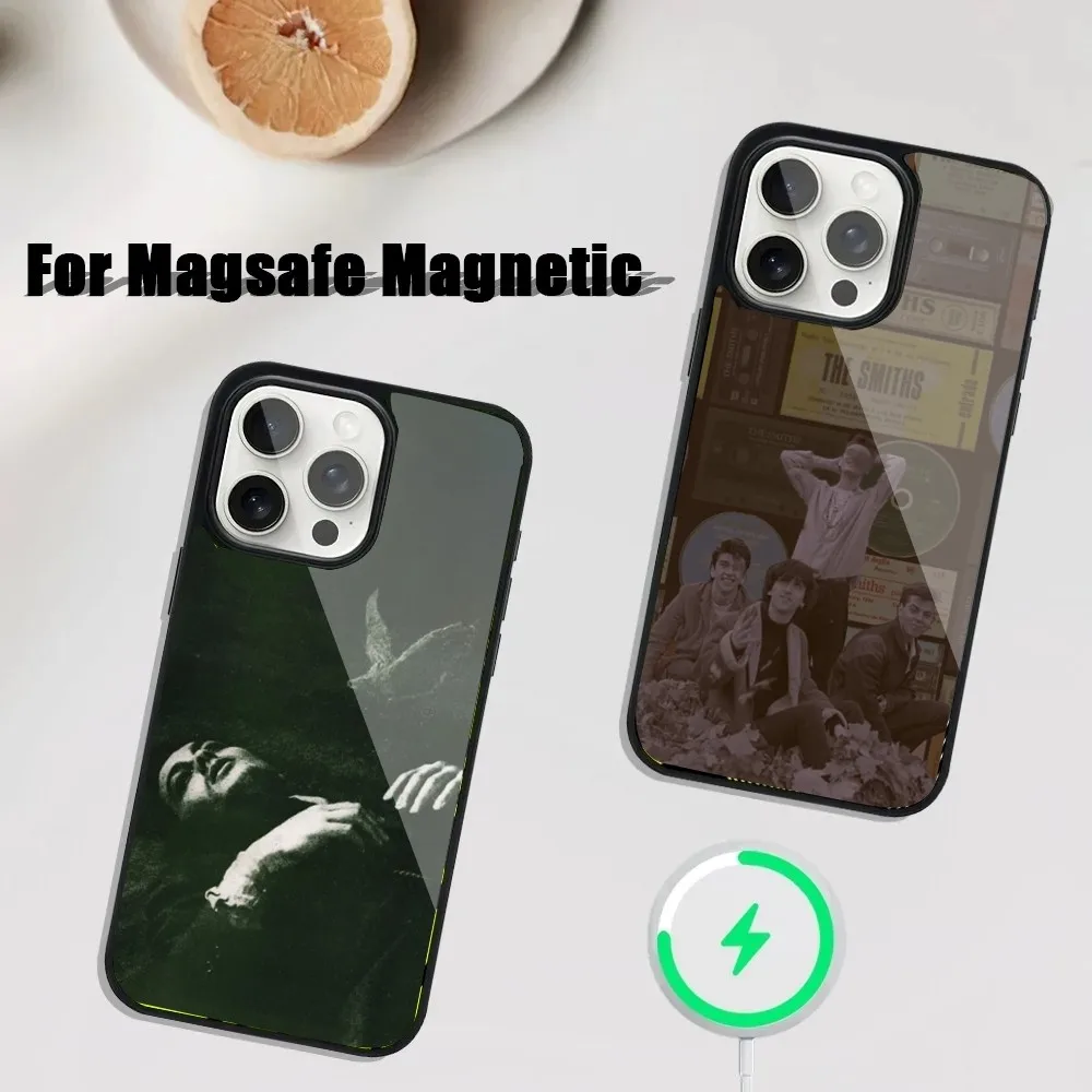 The S-Smiths Queen Is Dead Phone Case For iPhone 16,15,14,13,12,11,Plus,Pro,Max Mini Magsafe Magnetic Wireless Charging