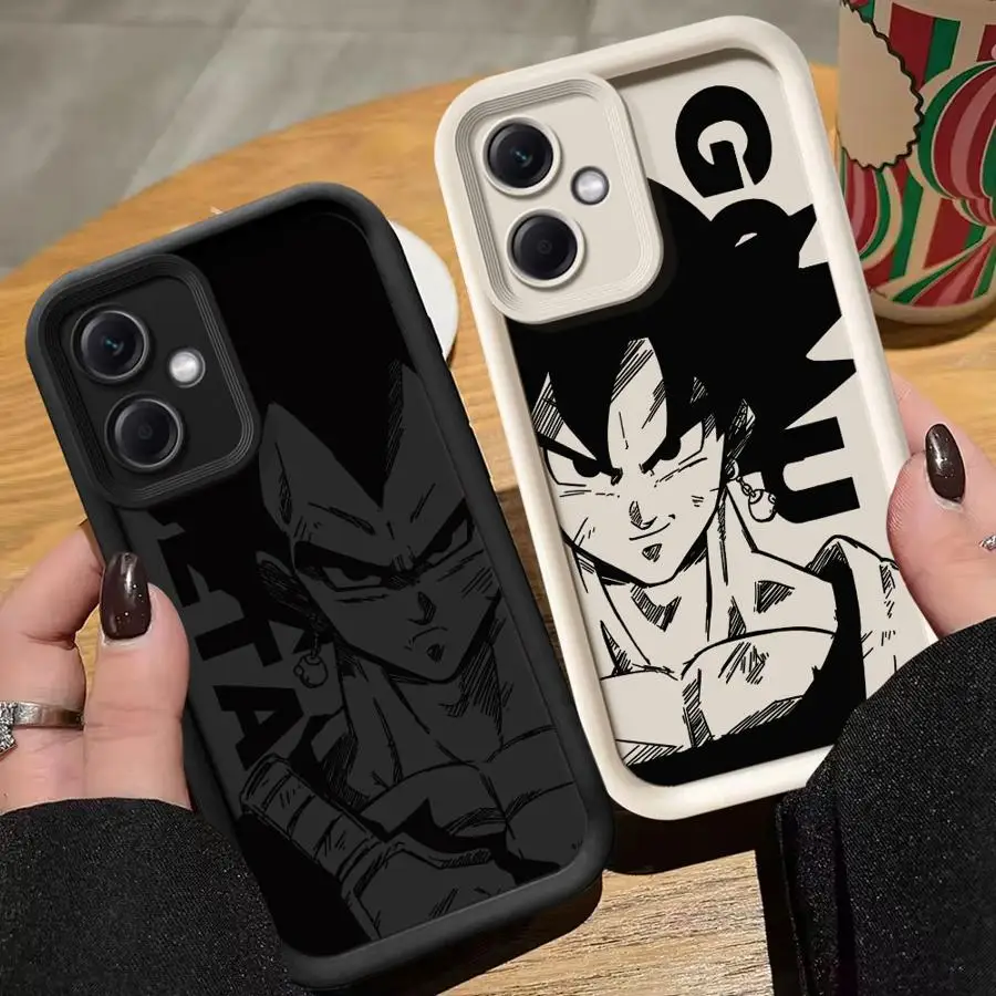 Чехол Dragon Ball Goku VS Vegeta для Xiaomi Redmi Note 11s 13 14 Pro Plus 12s 10 11 12 Pro Soft Shell