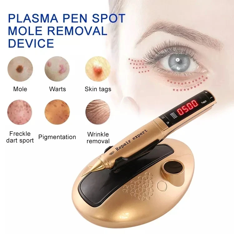 Golden Fibroblast Plasma Pen Face Lift Delicate Skin Machine For Skin Spot Mole Removal Korea Cold Plasma Ozone Beauty Machine