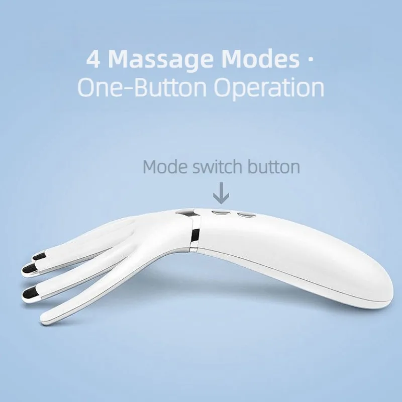 Small Electric Head Massages Machines Multifunctional Heating Portable Wireless Head Massager Relaxation Treatment Equipment