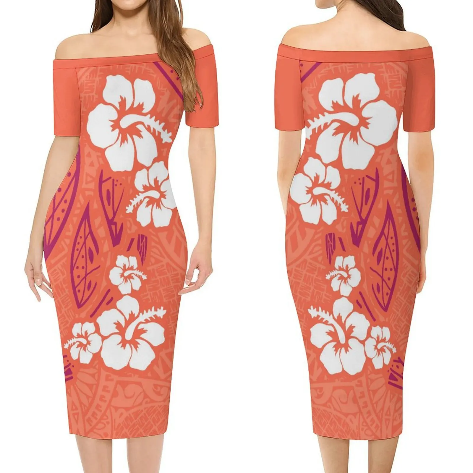 فستان بكتف واحد، نمط قبلي، فستان مطبوع فني عتيق، فستان عالي الجودة، حفلات الولائم، صيفي مريح بأكمام قصيرة