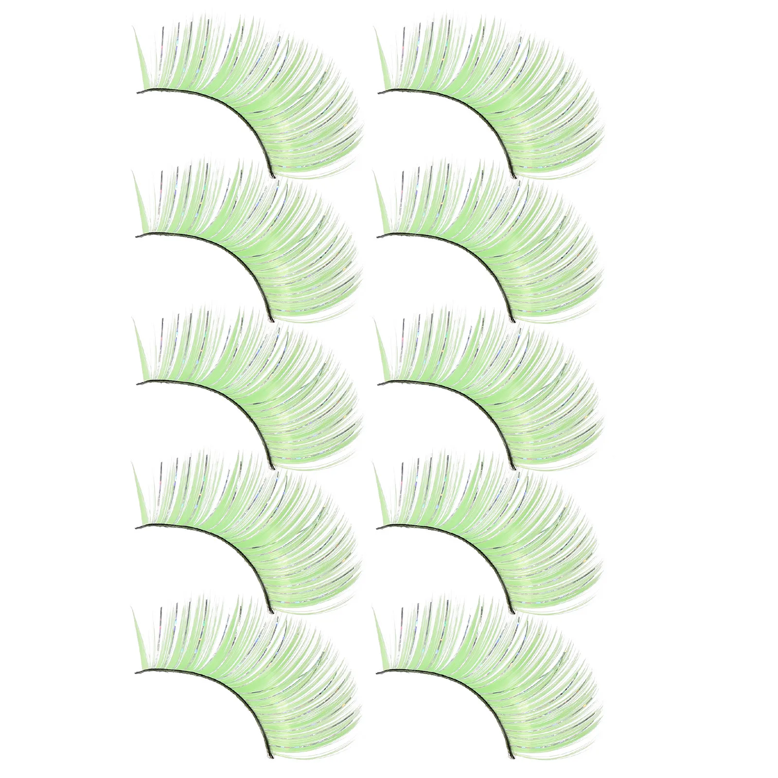 5Pairs Long Eyelashes Halloween False Eyelashes Women Artificial Lashes Exquisite Workmanship Easy Store Dramatic Sexy Glamorous