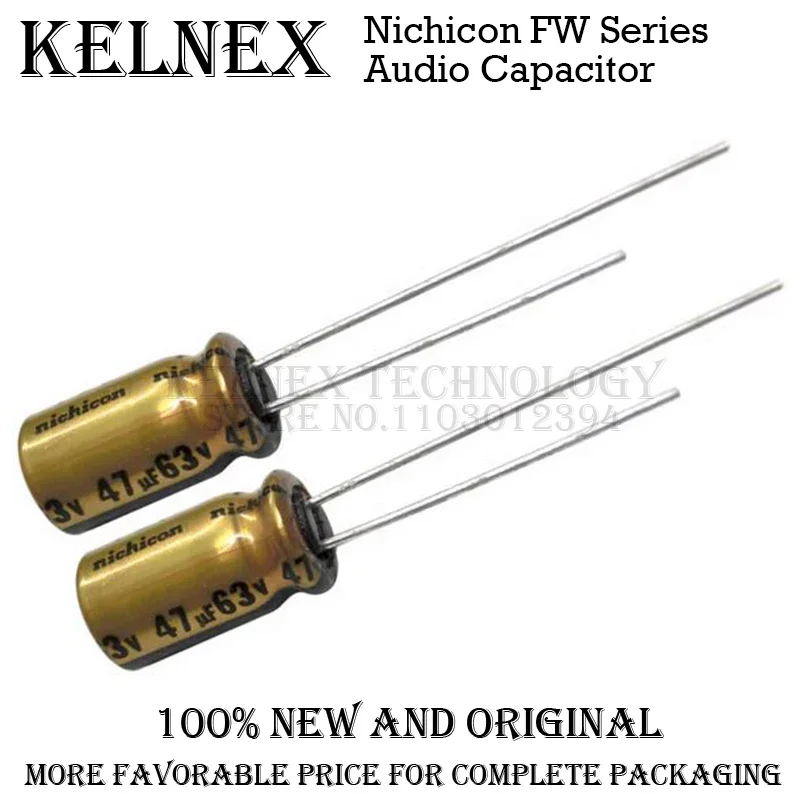 10pcs NICHICON FW Series Electrolytic Capacitors HIFI Audio Capacitor 6.3V 16V 25V 35V 50V 63V 100V 1UF 10UF 220UF 330UF 470UF