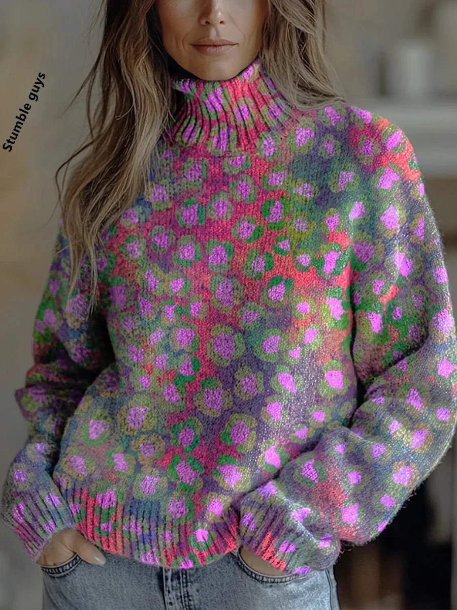 Autumn Winter Sweater Ladies Fashion Casual European American Style Cozy Warm Christmas Santa Hoodie Deer Knit Top