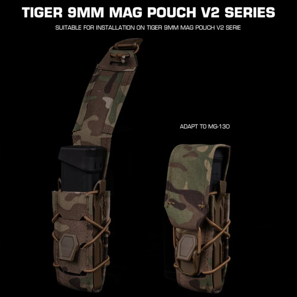 Magazine Bag Flap for Generation 2 V2 Version Series Tiger 9MM Mag Pouch Hunting Airsoft Gear