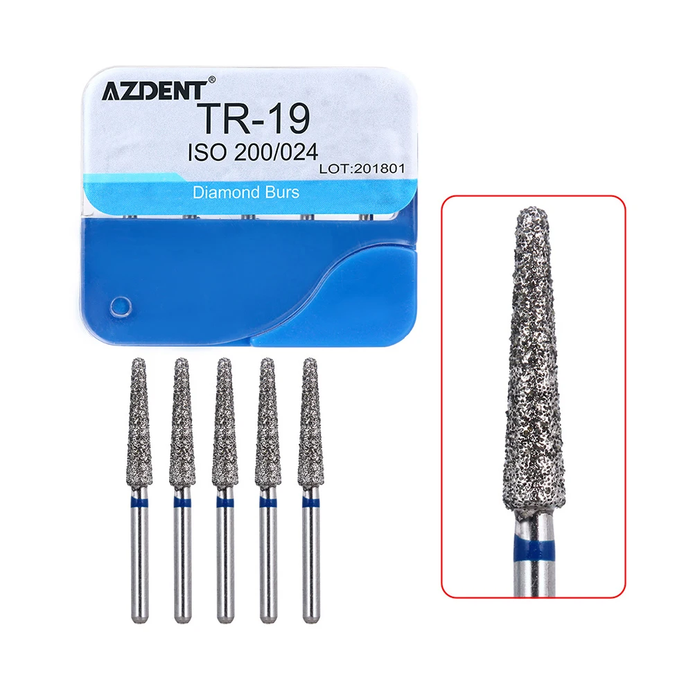 20 Boxen AZDENT Dental Diamantbohrer FG 1,6 mm für Hochgeschwindigkeits-Handstücke, mittlere Polierbohrer, Laborinstrumente, Zahnarztwerkzeuge – Detail 19