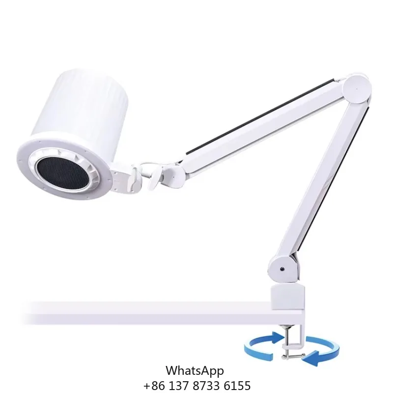 

2028 Manicure Equipment Led Nail Lamp Professional Powerful Extractor Overhead Nail Pedicure Nail Dust Collector For Salon