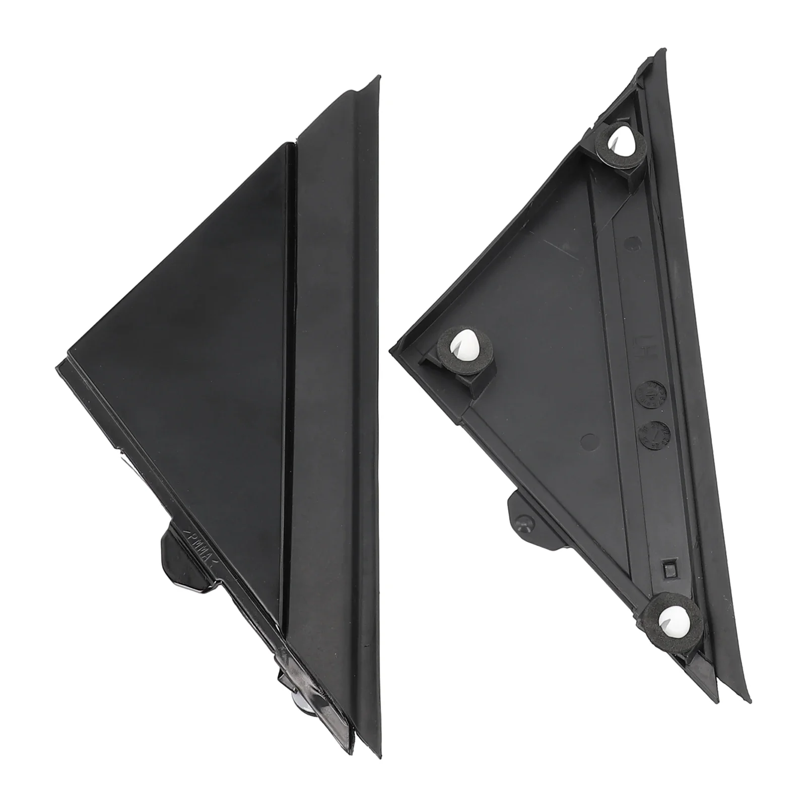 

Cover Trim Mirror Flag Cover 2pc/set 2pcs Front Glossy Black Left+Right Mirror Flag Cap Moldings Parts Replacement
