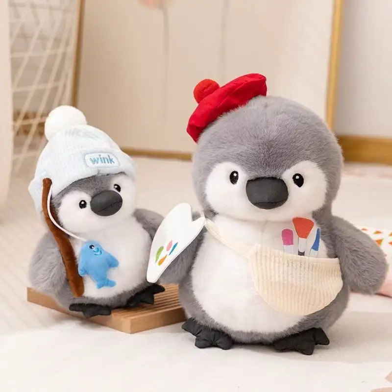 El último artista, chef de pesca, pingüino, muñeca de simulación, juguete de peluche relleno, muñeca de dibujos animados de anime, lindo regalo para amigos, muñeca divertida