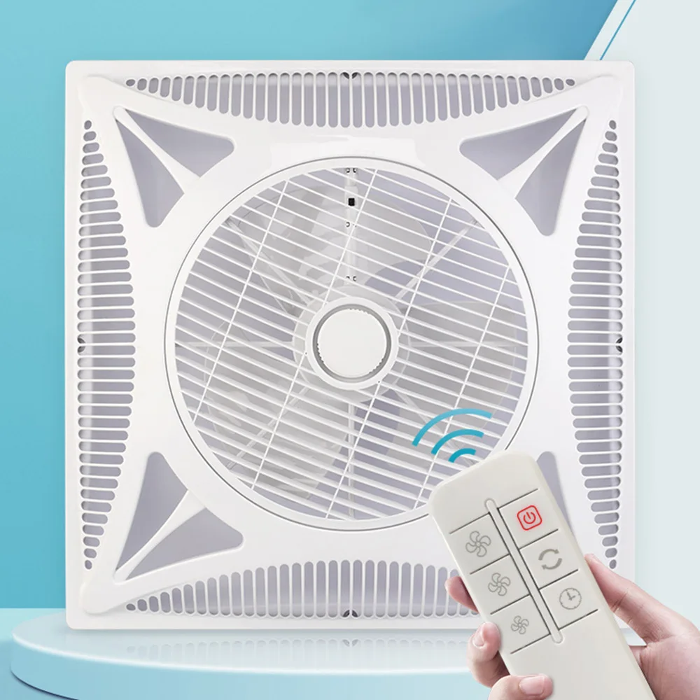 600 ventilador de teto integrado placa de gesso ventilador de teto 360 graus controle remoto ventilador comercial silencioso