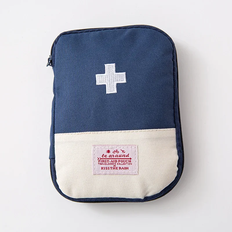 Mini First Aid Bag Empty Small Emergency Medicine Storage Bag First Aid Kit Bag for Outdoor Camping Hiking Home Travel Emergency