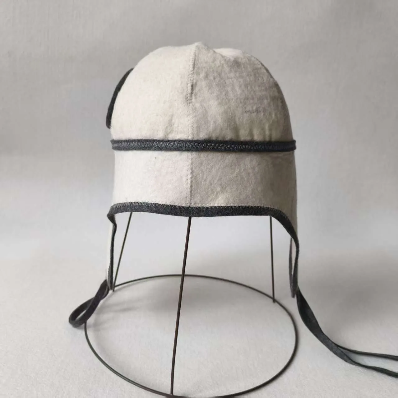 Embroidered Sauna Hat Sauna Hat For Sauna Use Heat Protection Elegant Embroidery Wool Blend Material For Steam Baths