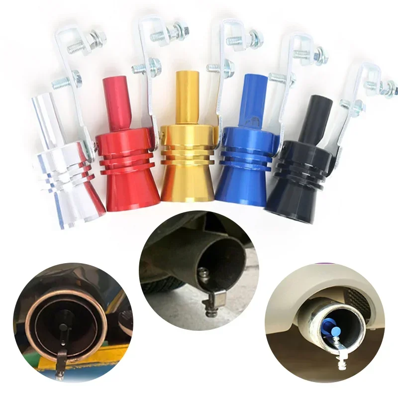 Car Turbo Muffler Sound Simulator Universal Car Turbo Sound Whistle Vehicle Refit Device Exhaust Pipe Turbo Sound Whistle
