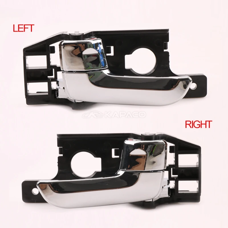 1/2/4 doors Inner Chrome Inside Door handle Catch Interior Door knob Handle 826101F010 826201F010 For 2005-2010 Kia Sportage