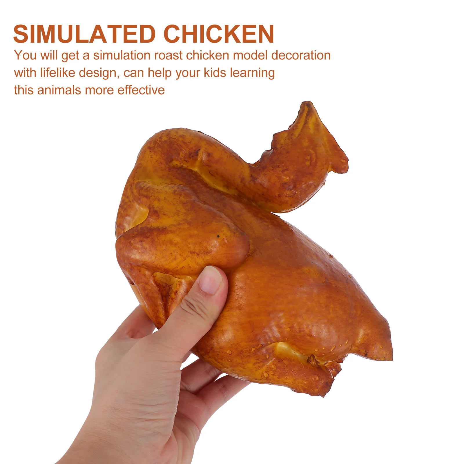 Prop Model Useful Photography Restaurant Miniature Animal Toy Educational Plaything Desktop Ornament Fake Chicken