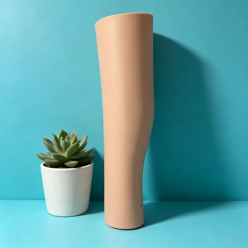 Soft Transtibial Prosthesis Cosmetic Foam Cover for Below Knee Amputees Decorative Shell Calf Shaper Prosthetic Leg Accessory