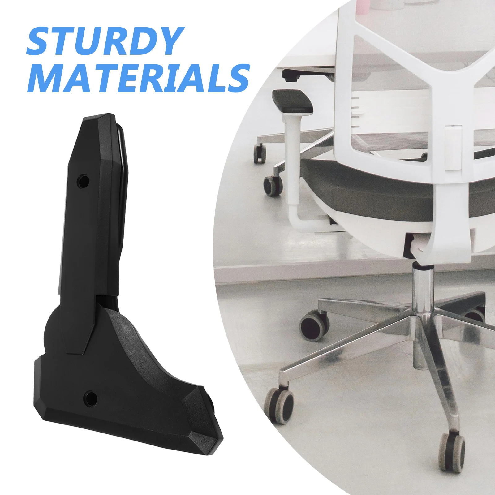 

1Pair Wear-Resistant Gaming Chair Angle Adjuster Accessory Replacement Rotatable 180 Degree Seat Adjustment Device