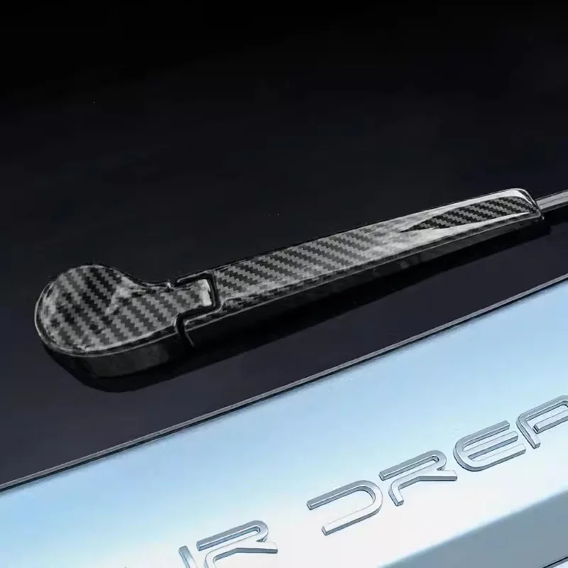 

Автомобильные аксессуары для BYD Atto3 2022 2023 2024 углеродное волокно Автомобильная задняя крышка стеклоочистителя декоративная наклейка отделка