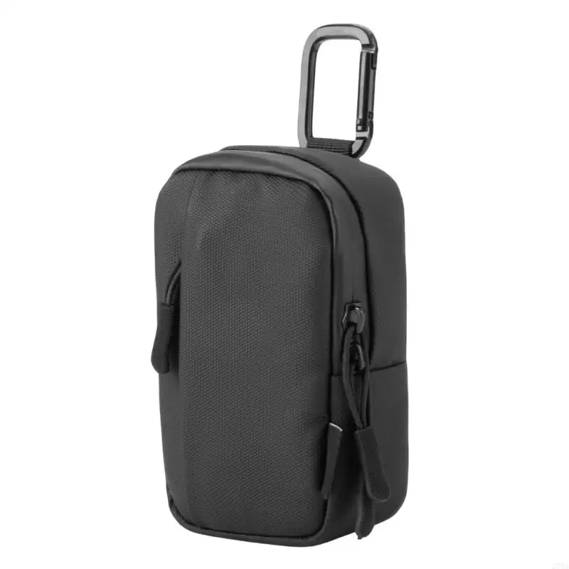 J78A Compactly Camera Holder Case for TG7/TG6/TG5/TG4, Textured Nylon Zip Bag for Cycling and Day Trip Tidy Organization