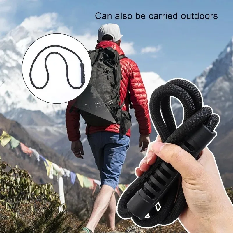 40/60/80cm Multi Purpose Utility Strap Heavy Duty Tension Belt with Anti Slip Handle for Cable Wire Hose Organize Garage Outdoor