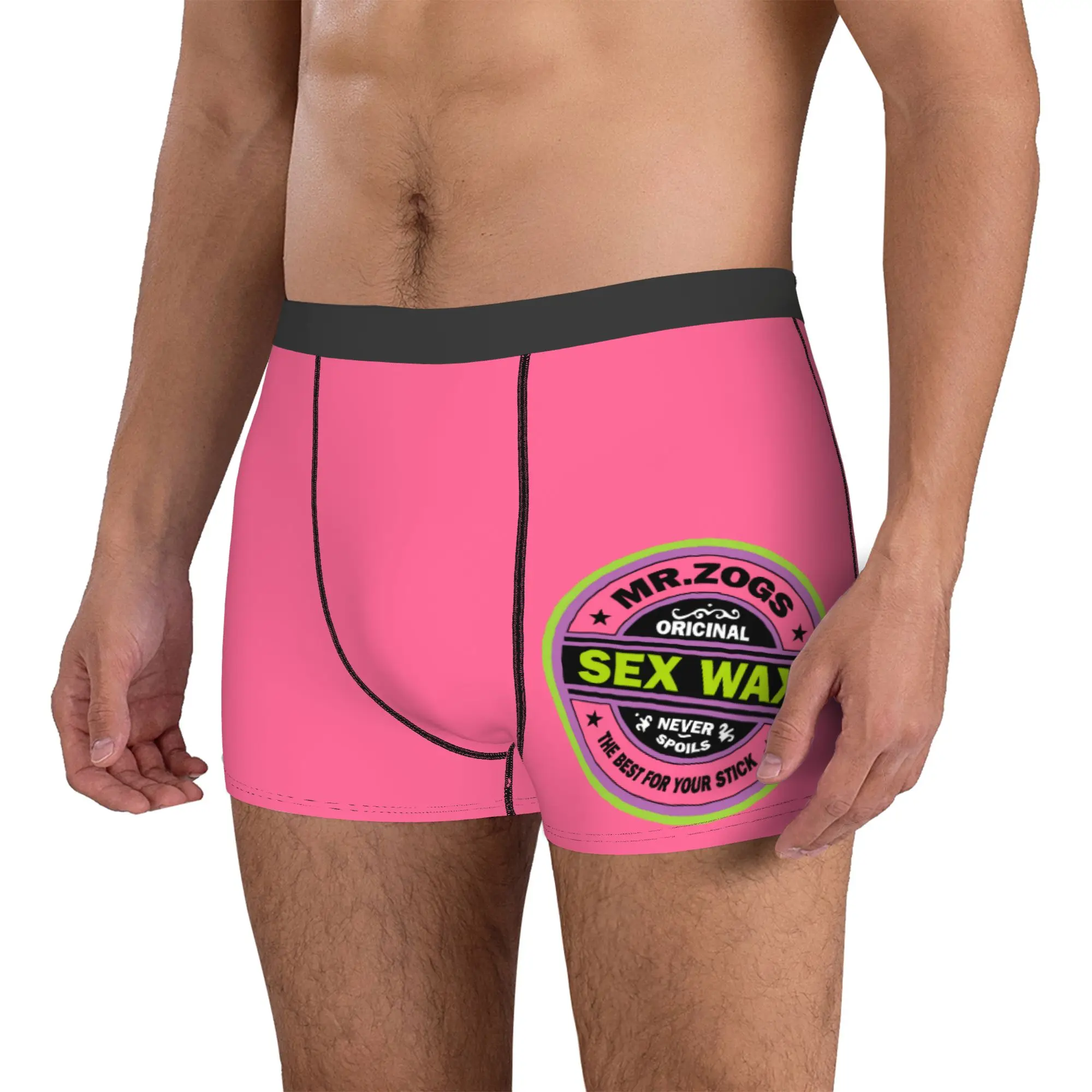 Custom Mr Zogs Surfing Sex Wax Underwear Men Stretch  Boxer Briefs Shorts Panties Soft Underpants For Homme