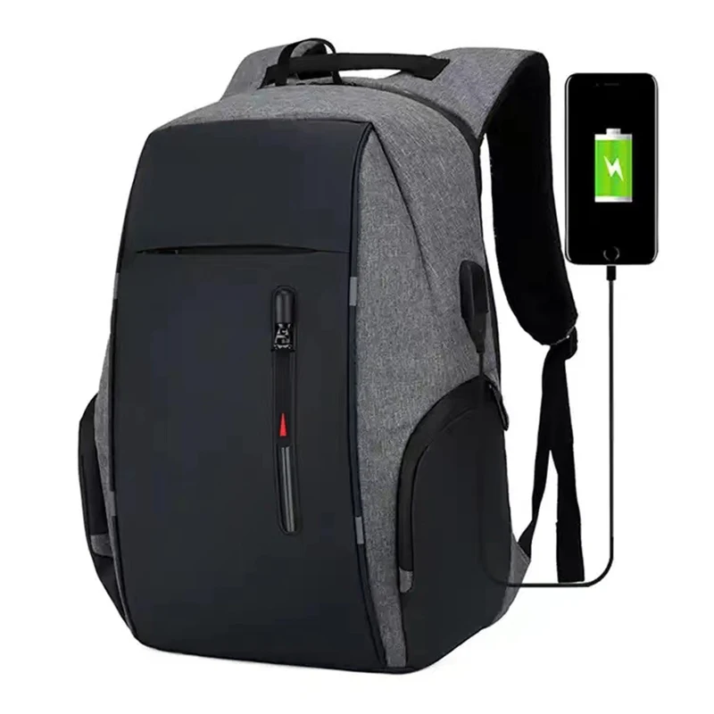 

Multifunctional USB Charging Waterproof Backpack Men Oxford School Bags Business Notebook Backpacks 15.6 Inch Laptop Bag For Men