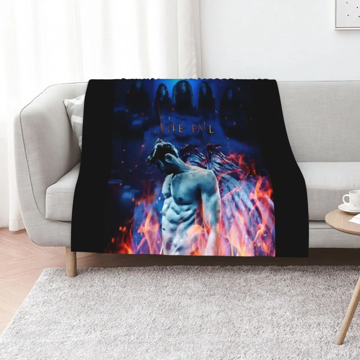 Lucifer - The Fall Throw Blanket Luxury St Flannel Flannels Soft Plaid Retros Cute Plaid Blankets