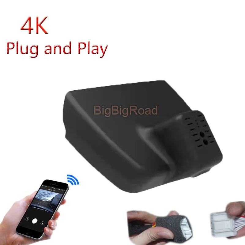 4K Plug And Play For Geely HOUYO Haoyue L Okavango Low Version 2020 2021 Car Wifi DVR Video Recorder Dash Camera FHD 2160P