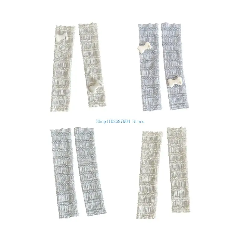 

N7YF Arm Warmers Long Fingerless Glove Gothic Long Arm Warmer Fingerless Glove for Women Halloween Wedding Prom Party