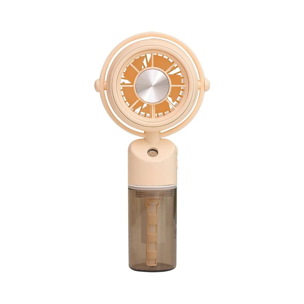 Portable 3 Handheld Misting Fan With Water Spray Function Plastic Cooling Blower For Outdoor Travel Camping Beach Summer