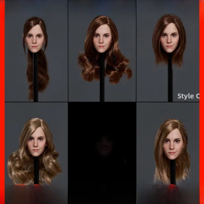 Z6TOYS ZC02 هيرميون إيما واتسون /6 مقياس جندي أنثى واقعي رأس نحت شخصية قابلة للجمع #1